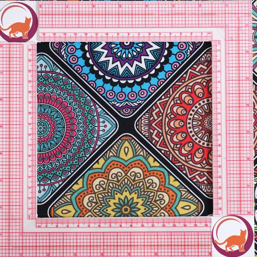 Preview: Dekostoff Panama Mandalas bunt